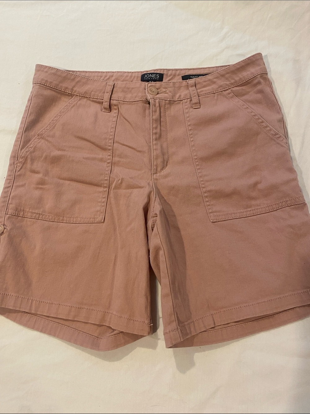 Jones New York Dusty Rose Utility Shorts. Size 12